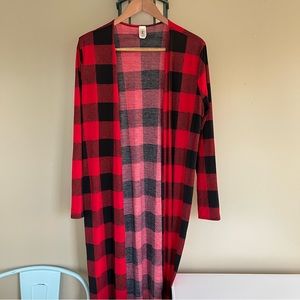 Buffalo Plaid Duster